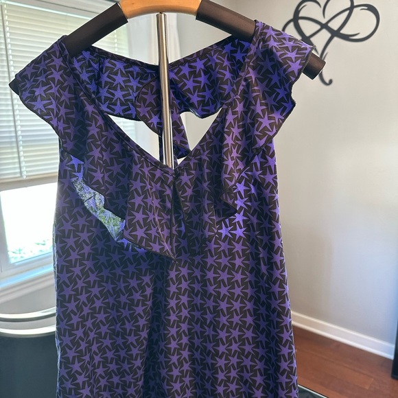 Purple Star Patterned Dress - Picture 1 of 3